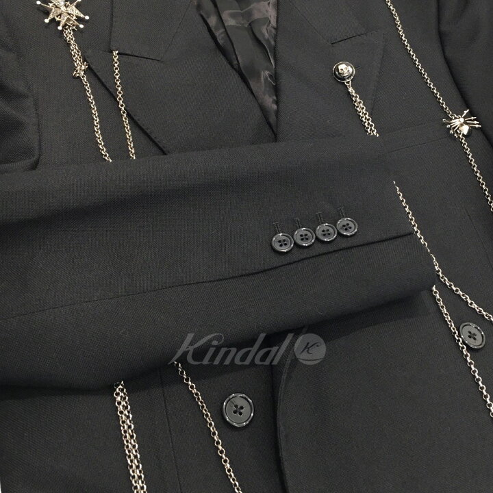 楽天市場】【中古】ALEXANDER McQUEEN チェーン装飾ダブルブレスト  