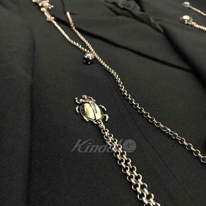 楽天市場】【中古】ALEXANDER McQUEEN チェーン装飾ダブルブレスト 