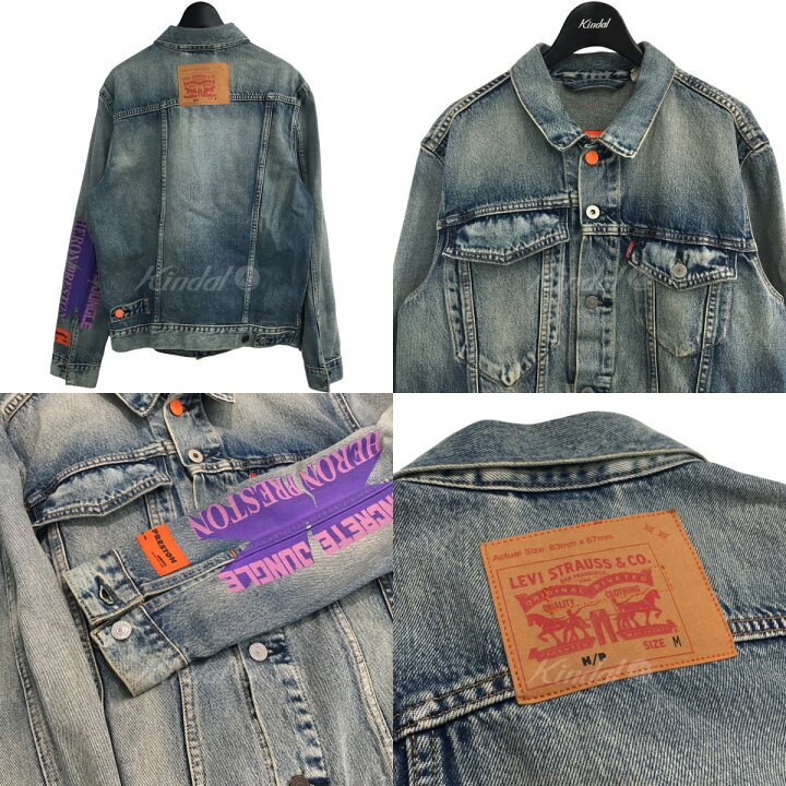 楽天市場】【中古】HERON PRESTON × LEVI`Sデニムジャケット 
