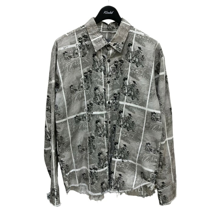 楽天市場】【中古】ELENA DAWSON SHIRT UNLINED 972097 グレー 