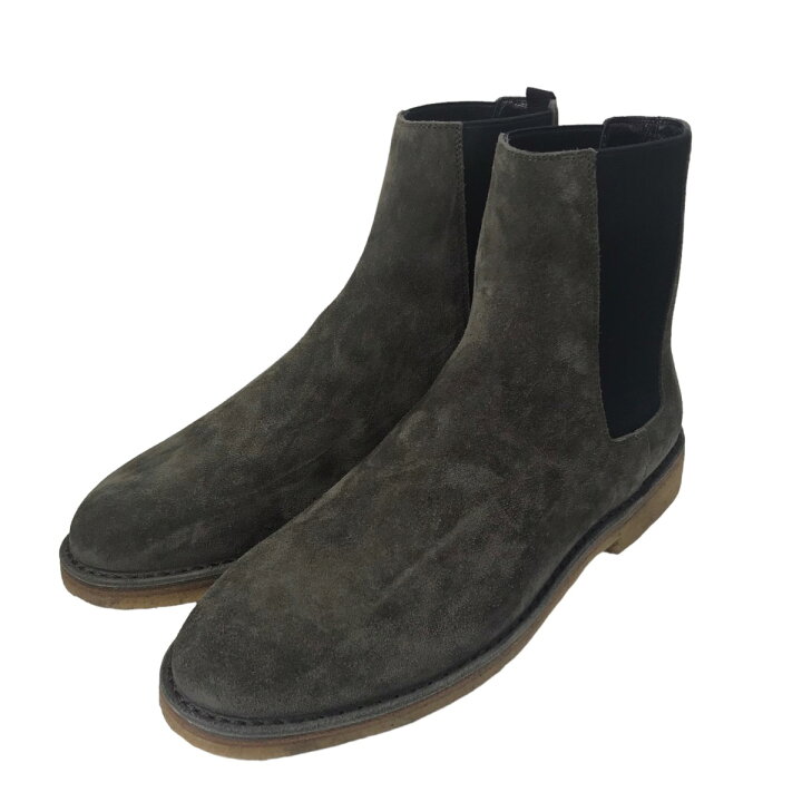 楽天市場】【中古】SAINT LAURENT PARISスエードサイドゴアブーツ 