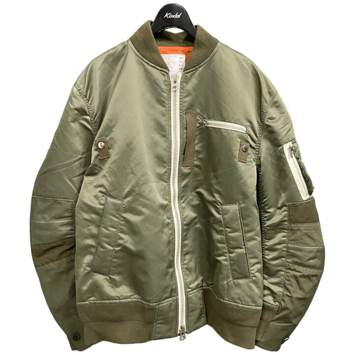 楽天市場】【中古】sacai｢Nylon Twill MA-1 Blouson｣袖切替デザイン 