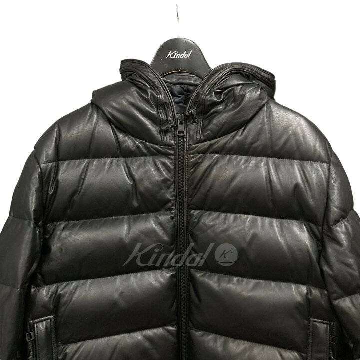 楽天市場】【中古】MONCLER｢ GEBROULAZ GIUBBOTTO｣レザー袖ロゴダウン  