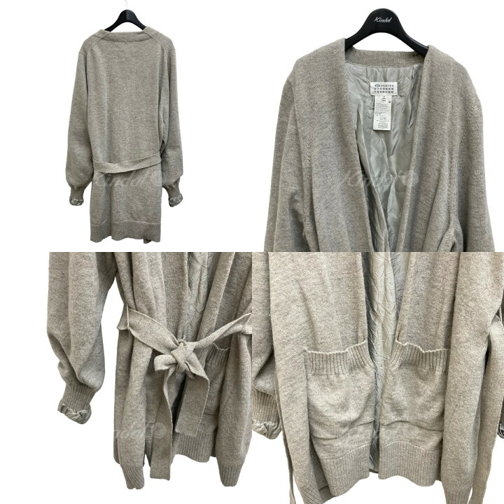 楽天市場】【中古】Maison Margiela ベルテッド ガウンカーディガン 