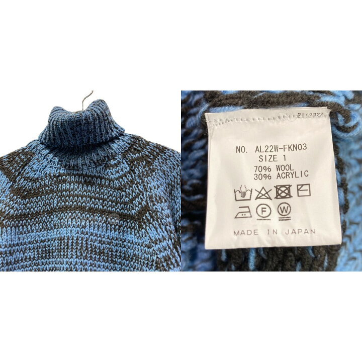 楽天市場】【中古】ALLEGE ｢Short Mix Turtleneck Knit｣ショート 