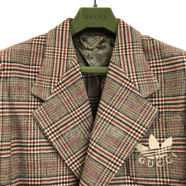楽天市場】【中古】GUCCI×adidas22AW ウールフォーマルジャケット 