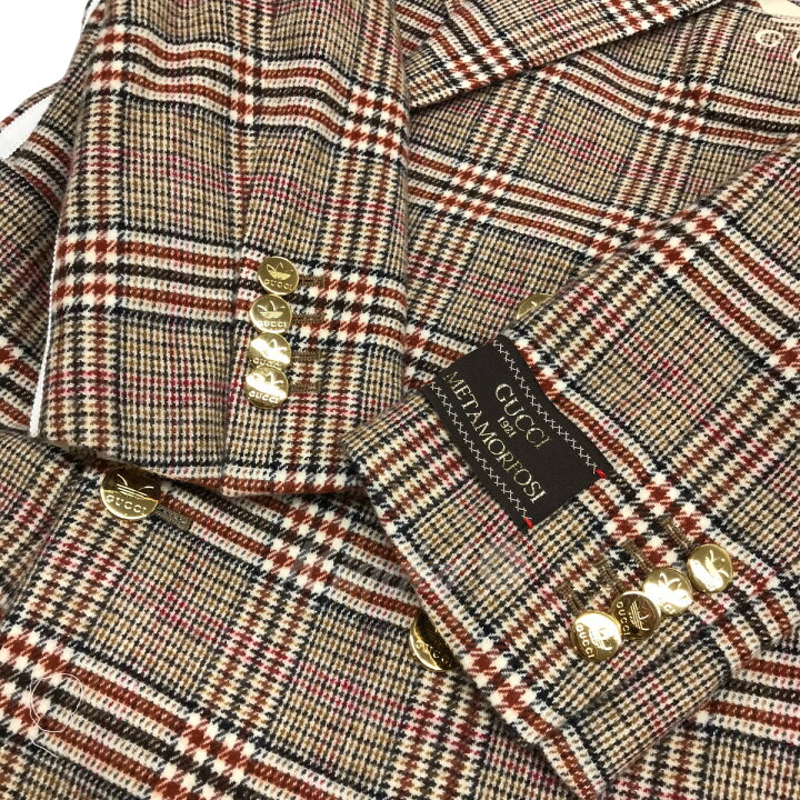 楽天市場】【中古】GUCCI×adidas22AW ウールフォーマルジャケット 