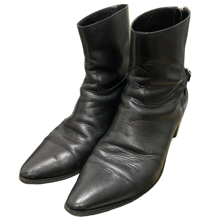 楽天市場】【中古】CELINE19SS ジャクノバックジップブーツ ブラック 