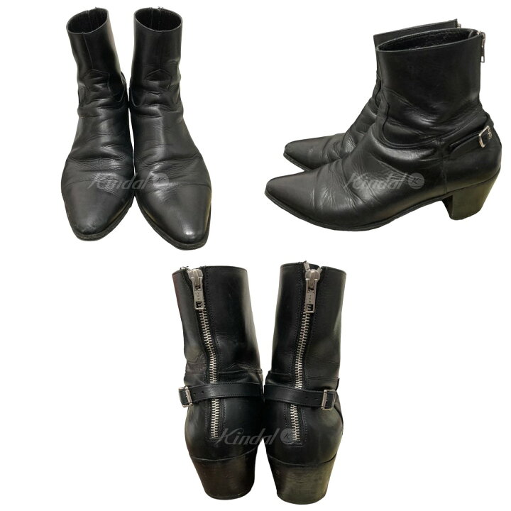 楽天市場】【中古】CELINE19SS ジャクノバックジップブーツ ブラック 