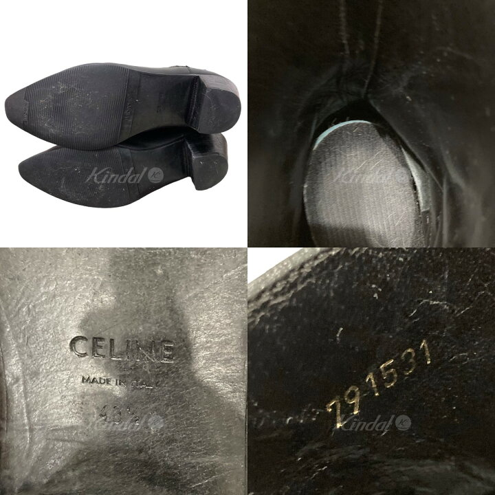 楽天市場】【中古】CELINE19SS ジャクノバックジップブーツ ブラック 