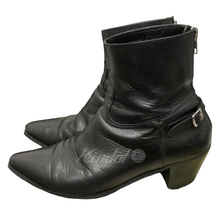 楽天市場】【中古】CELINE19SS ジャクノバックジップブーツ ブラック 