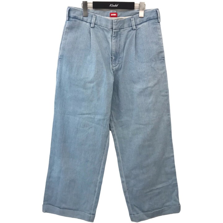 楽天市場】【中古】order バギーデニムパンツ ライトインディゴ サイズ 