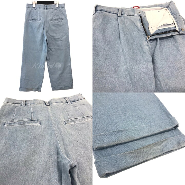 楽天市場】【中古】order バギーデニムパンツ ライトインディゴ サイズ 