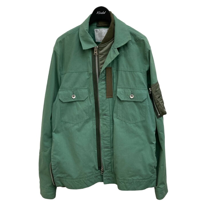 楽天市場】【中古】sacai 21SS Cotton Nylon Oxford Blouson ブルゾン  