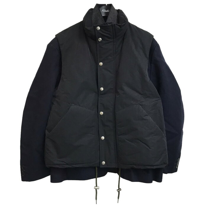 楽天市場】【中古】sacai 22AW「Padded Blouson」レイヤードブルゾン 