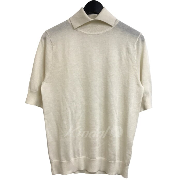 楽天市場】【中古】cccmalie カシミヤシルク半袖ニット ホワイト  