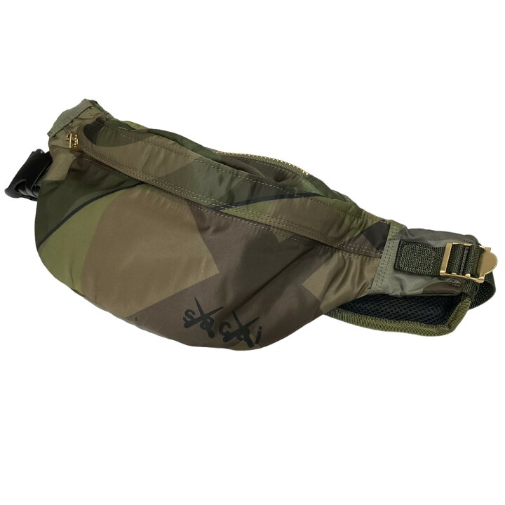 楽天市場】【中古】sacai×KAWS×PORTER 21AW「Bum Bag CAMOUFLAGE 
