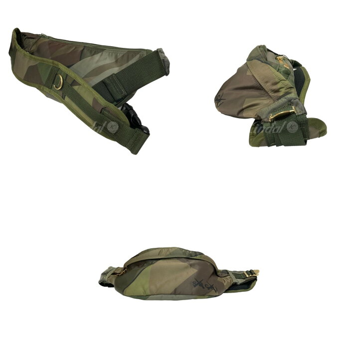 楽天市場】【中古】sacai×KAWS×PORTER 21AW「Bum Bag CAMOUFLAGE  
