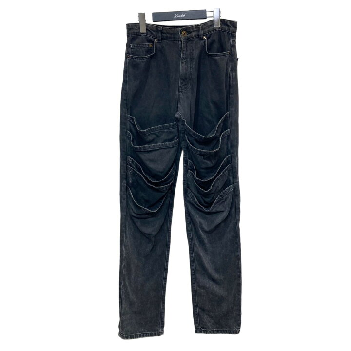 楽天市場】【中古】Y／PROJECTレイヤードデニムパンツ グレー サイズ  