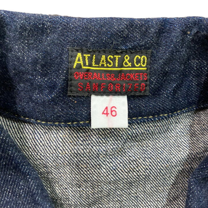 楽天市場】【中古】AtLast＆Co． デニムジャケット インディゴ サイズ 