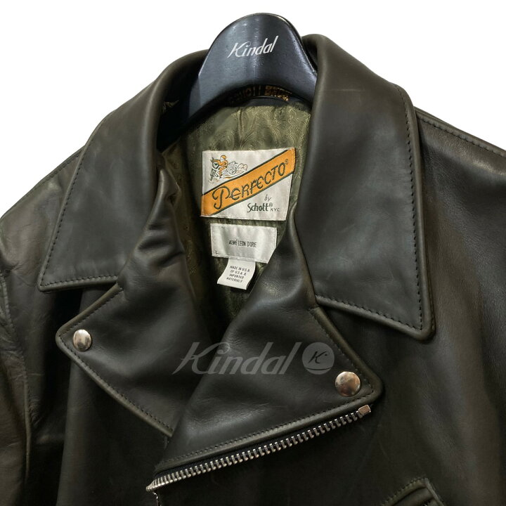 楽天市場】【中古】SCHOTT×Aime Leon Dore ダブルライダースジャケット 