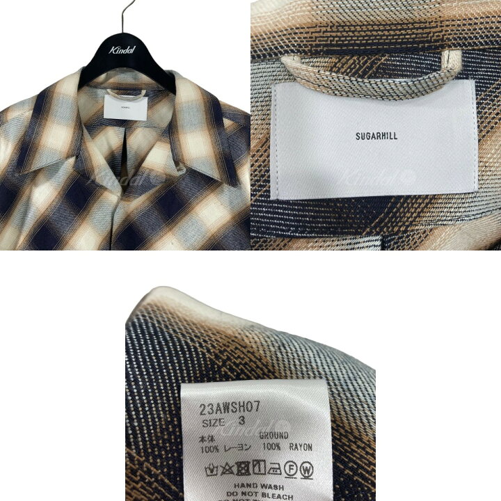 楽天市場】【中古】SUGARHILLシャツジャケット 23AWSH07 ベージュ 
