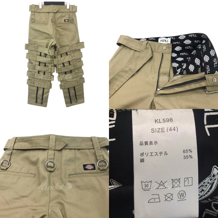 楽天市場】【中古】KIDILL × Dickies2022SS ボンテージパンツ ベージュ 