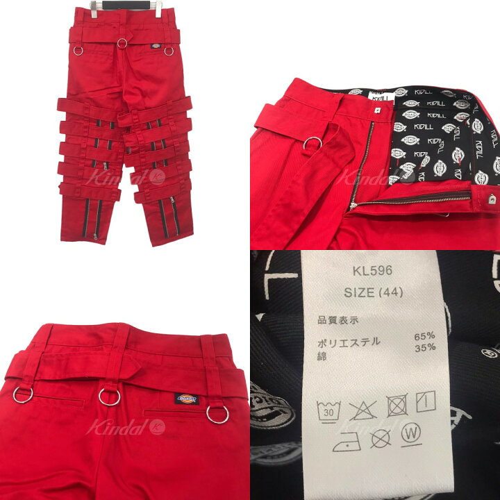 楽天市場】【中古】KIDILL × Dickies 2022SS ボンテージパンツ レッド 