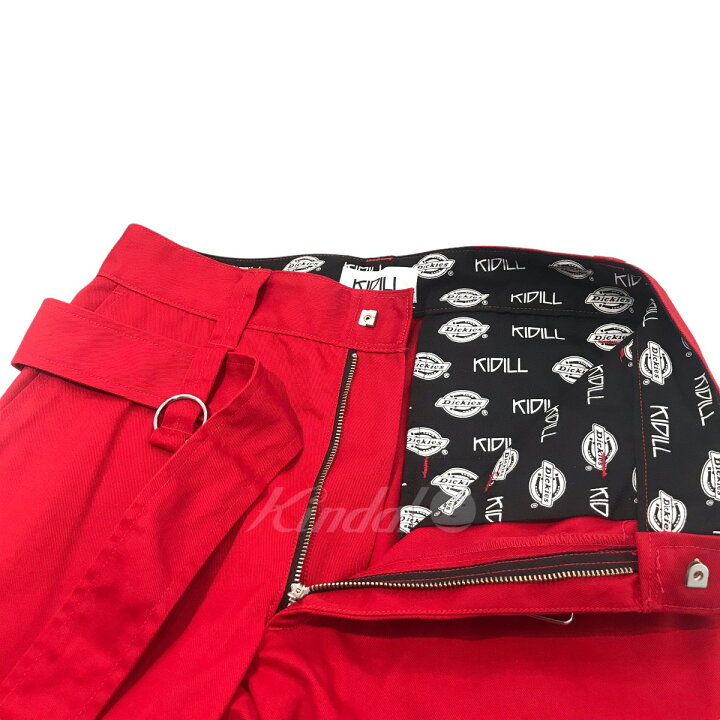楽天市場】【中古】KIDILL × Dickies 2022SS ボンテージパンツ レッド 