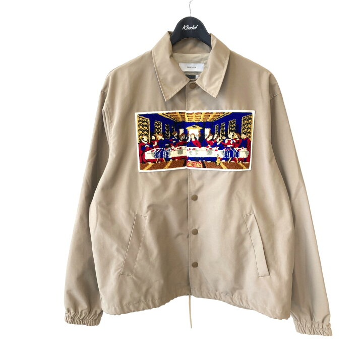 楽天市場】【中古】FACETASM LAST SUPPER COACH JACKET カーキ サイズ 
