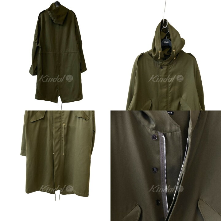 楽天市場】【中古】LES SIX ウールモッズコート six-4-TMC オリーブ 