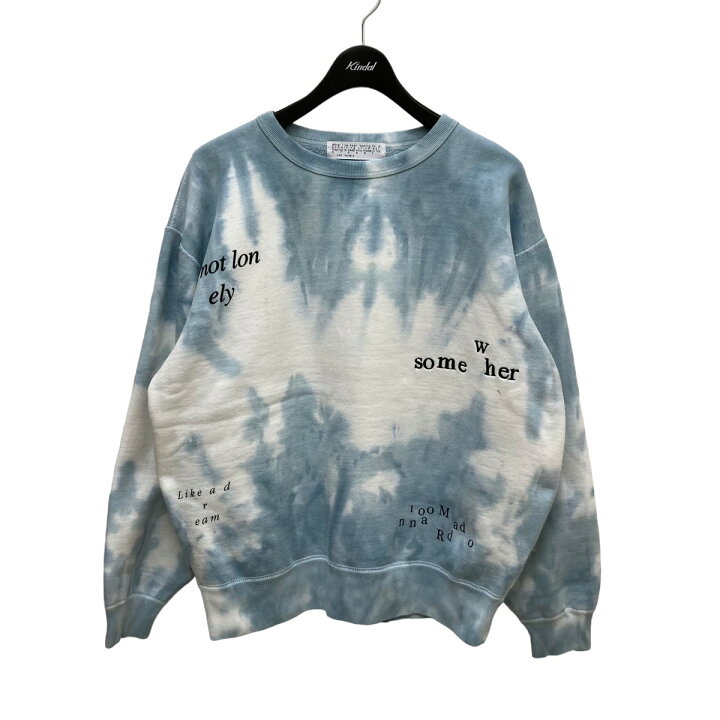 楽天市場】【中古】NOT LONELY タイダイスウェット ホワイト×グレー  