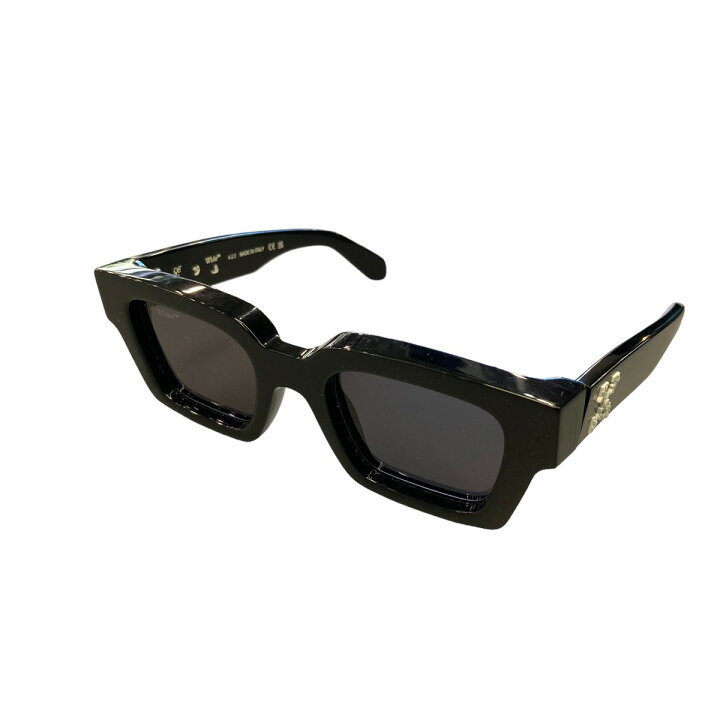 楽天市場】【中古】OFFWHITEスクエアサングラス ブラック サイズ：50  