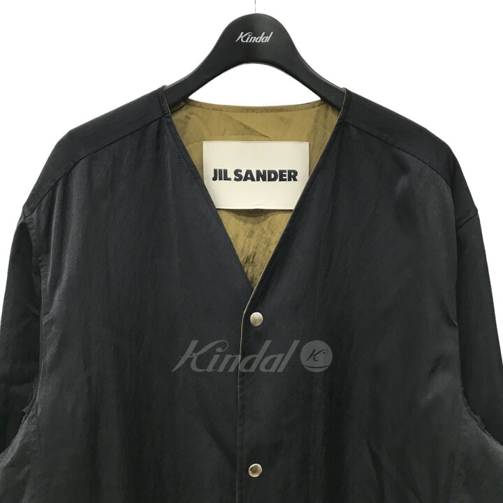 楽天市場】【中古】JIL SANDERCollarless Nylon Jacket ノーカラー 