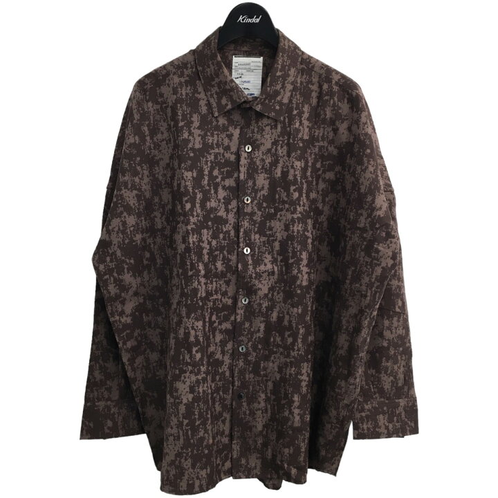 楽天市場】【中古】shareef「BLURRED JQ L／S SHIRTS」総柄シャツ 
