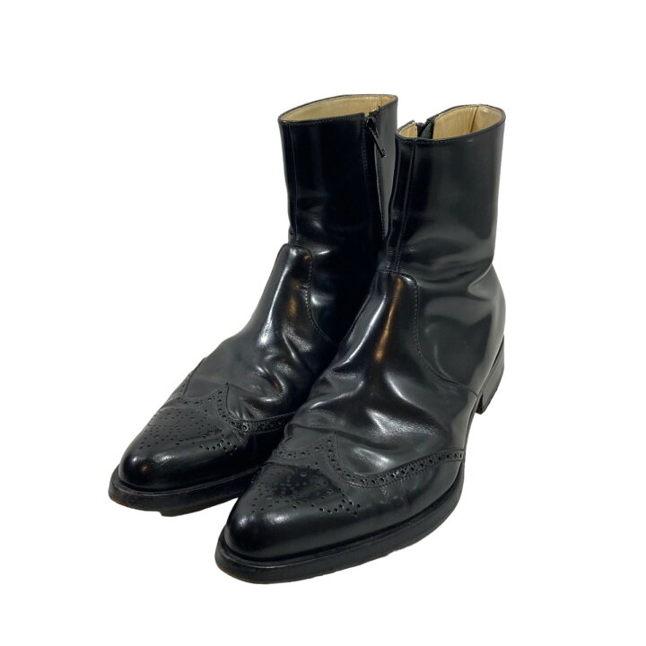 楽天市場】【中古】HELMUT LANGサイドジップブーツ ブラック サイズ：7 