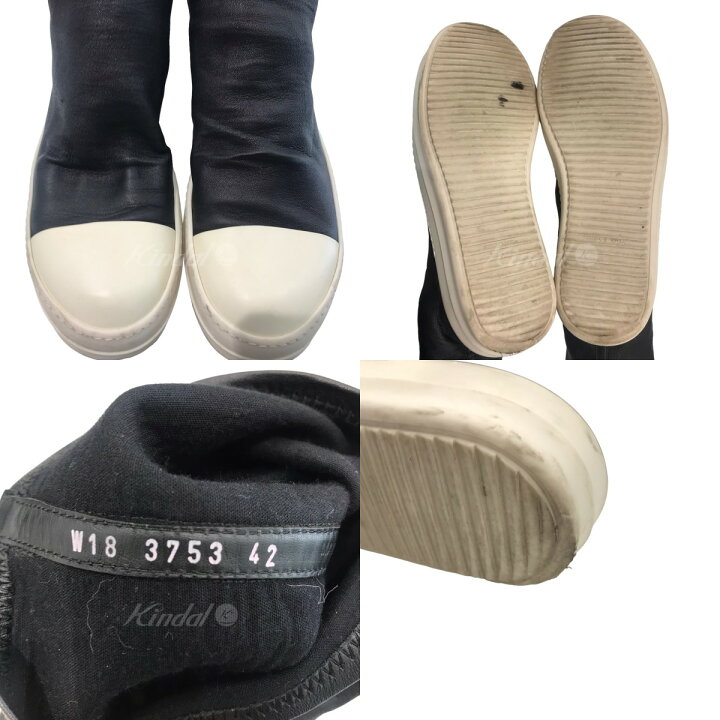 楽天市場】【中古】Rick Owens ソックススニーカー ブラック サイズ  