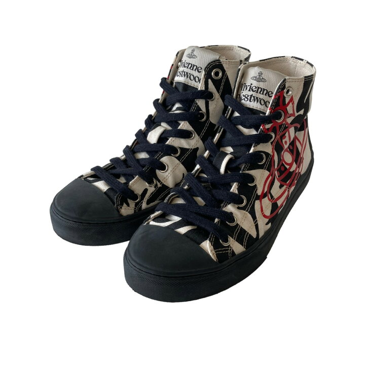 楽天市場】【中古】Vivienne Westwood 23ss Plimsoll Canvas Hi-Top 