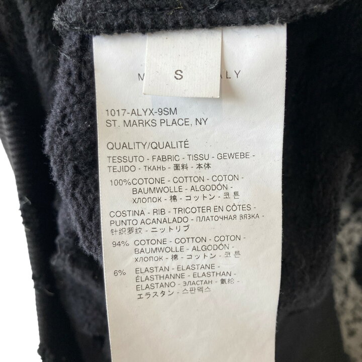 楽天市場】【中古】1017 ALYX 9SM 22SS DESTROY HOODIE ブラック 