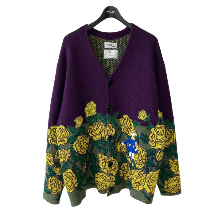 楽天市場】【中古】KIDILL22AW × rurumu Knit Cardigan Rose Garden 