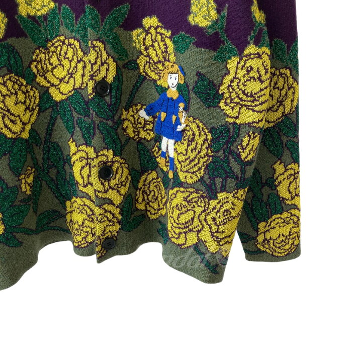 楽天市場】【中古】KIDILL22AW × rurumu Knit Cardigan Rose Garden 