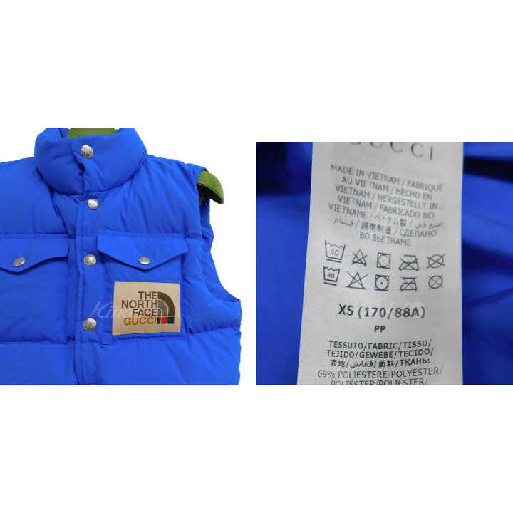 楽天市場】【中古】GUCCI x THE NORTH FACE ダウンベスト 648864 