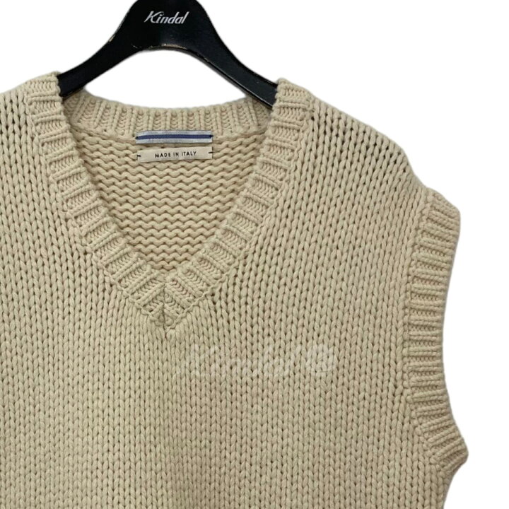 楽天市場】【中古】CristaSeya ニットベスト アイボリー サイズ：L  