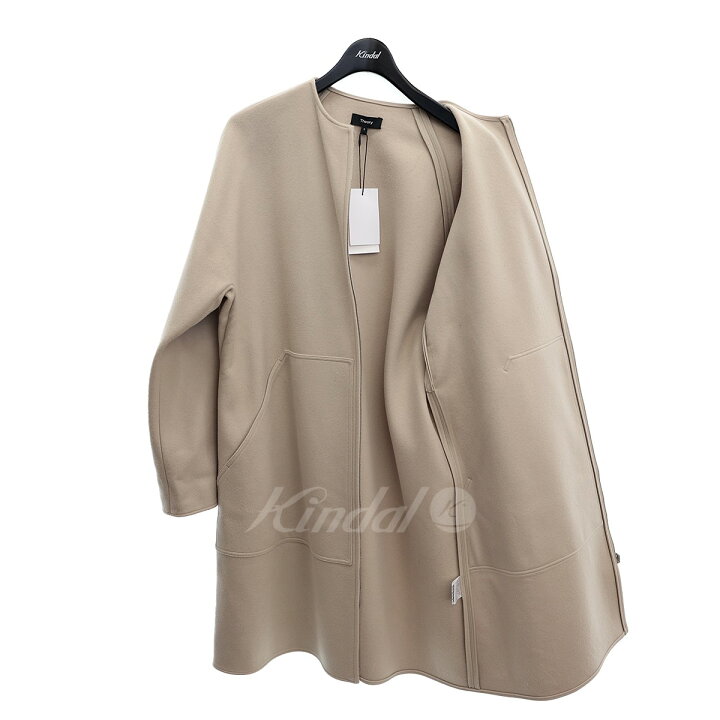 楽天市場】【中古】Theory 21SS ノーカラーコート LUXE NEW DIVIDE  