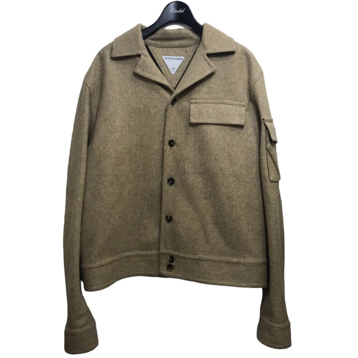 楽天市場】【中古】BOTTEGA VENETA 22AW ミリタリーフェルトシャツ 