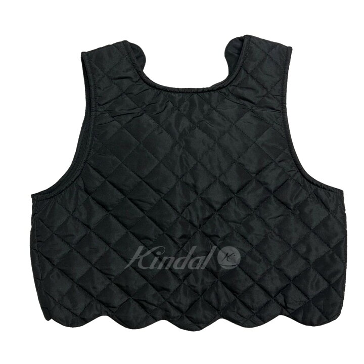 楽天市場】【中古】Gypsophila Scallop Quilt Vest ブラック サイズ 