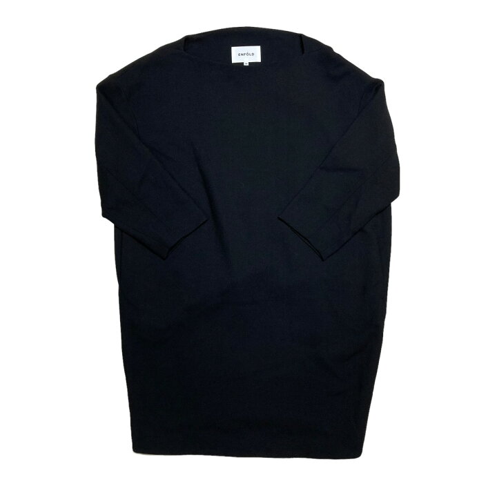Enfold ダブルクロスUネックワンピース 36（楽天市場】【中古】ENFOLD  