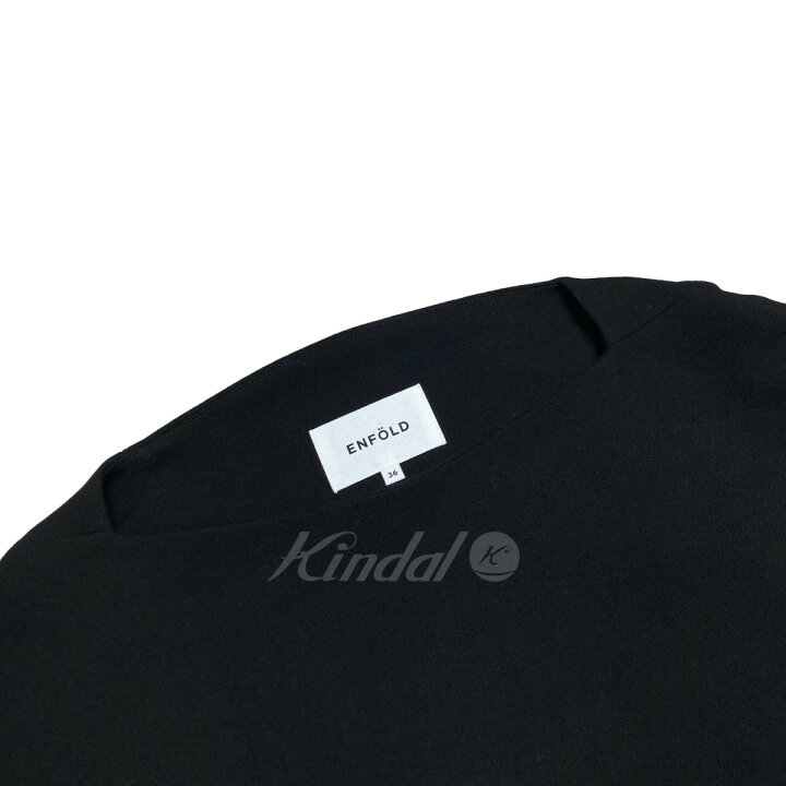 楽天市場】【中古】ENFOLDファインウールダブルクロスサークルコクーン 