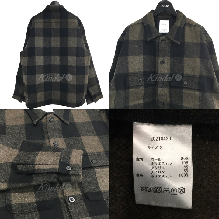 楽天市場】【中古】KAJA「WOOL BUFFALO CHECK CPO JACKET」 CPO 