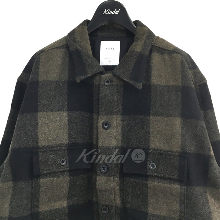 楽天市場】【中古】KAJA「WOOL BUFFALO CHECK CPO JACKET」 CPO 